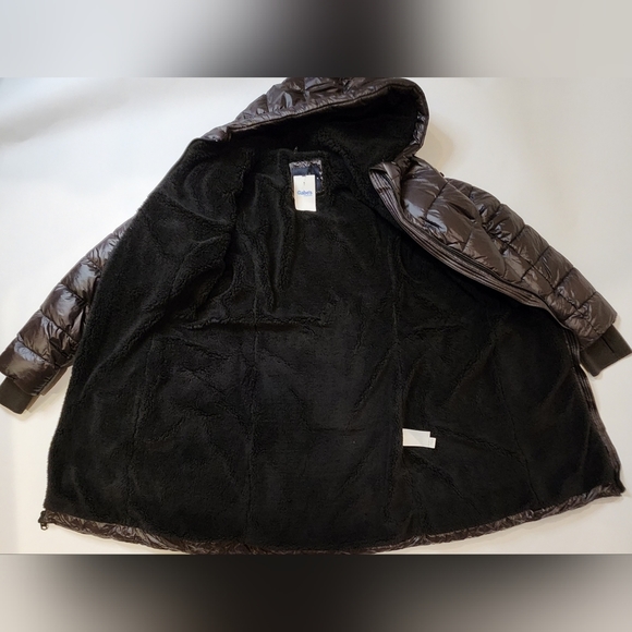 LUCKY Brand Womens Sz L Knee Length Cozy Lined Zip Front Puffer Chocolate NWOT - Picture 11 of 16